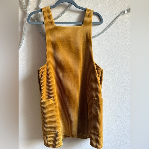 Zara Mustard Corduroy Dress - Picture 4 of 9